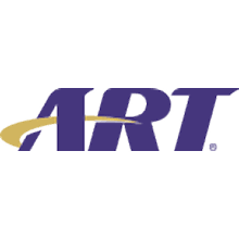 Logo featuring the word ART in bold purple with a gold swoosh.